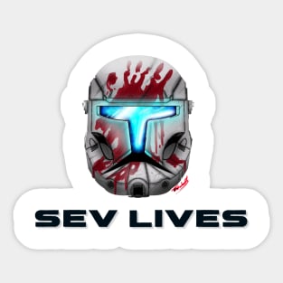 Sev Lives Republic Commando Shirt Sticker